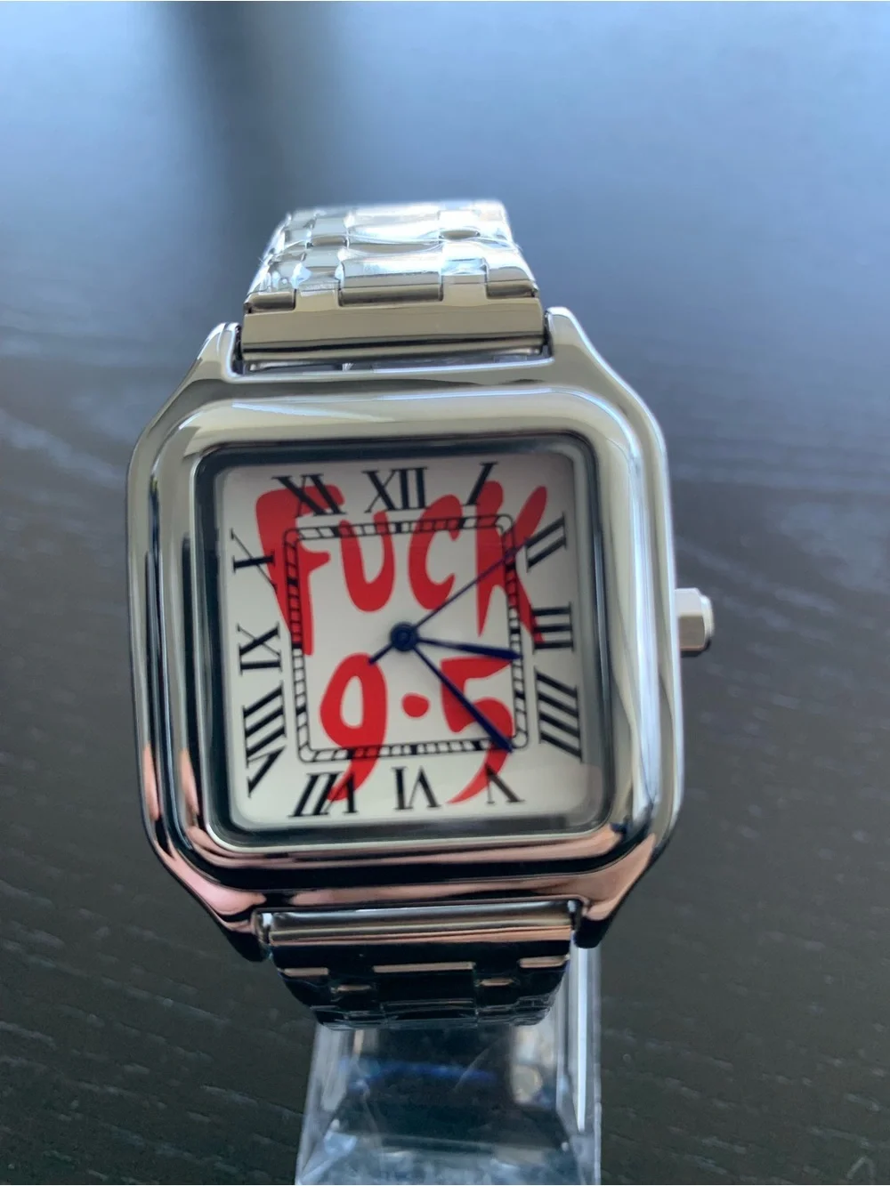 Custom dial Men’s Watch Santos Tank style - Picture 3 of 5